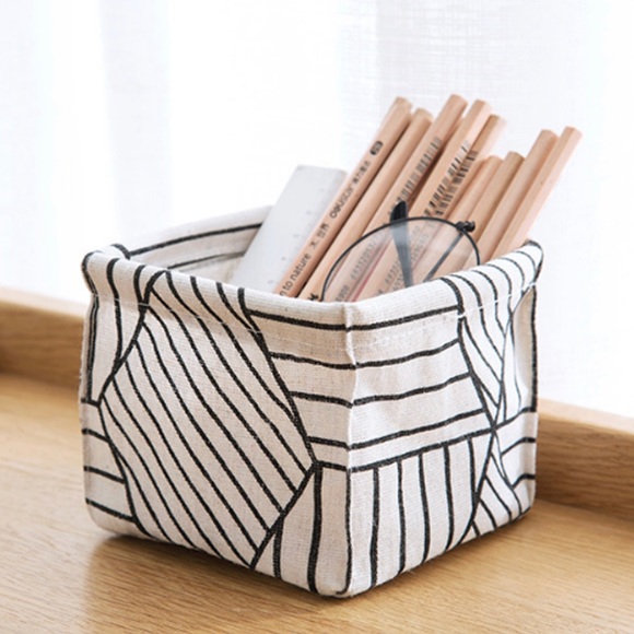 Cotton and Linen 2 PCS Storage BASKET ORGANIZER - Picture 6 of 10